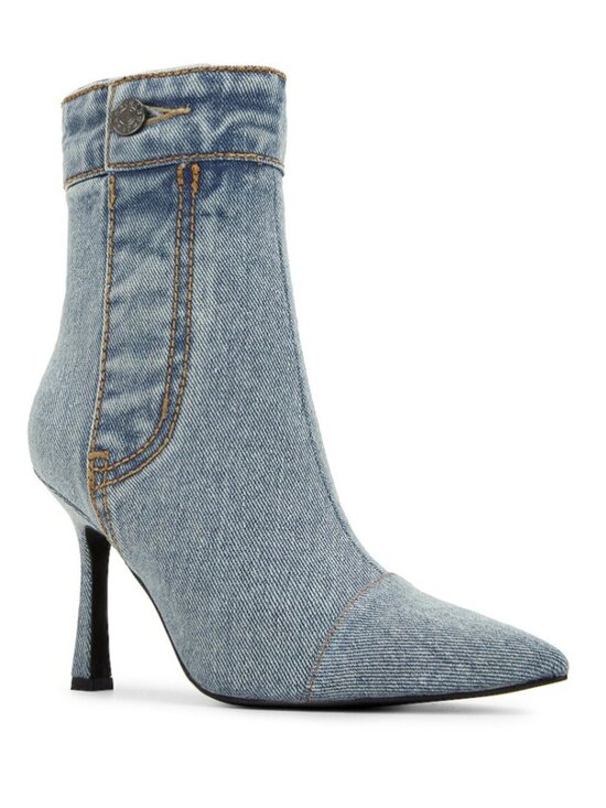 Jeffrey Campbell Shoes - JEFFREY CAMPBELL Finitely Heeled Bootie in Light Blue Denim Size US 8.5
